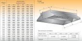 OKAP CENTRALNY Z OŚWIETLENIEM LO 911 - 2300x1200 