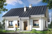 Projekt domu Kajtek pow.netto 69,14 m2 