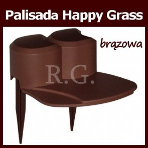 Palisada Happy Grass brązowa