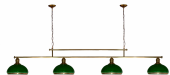 Żyrandol mosiężny JBT Stylowe Lampy WZMB/W34/4ŚD/50070