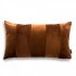 Stripes rostfarbenes dekoratives Kissen 50x30 ZERO WASTE