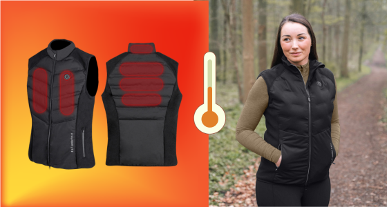 Podgrzewana kamizelka - idealna na zimę do stajni!