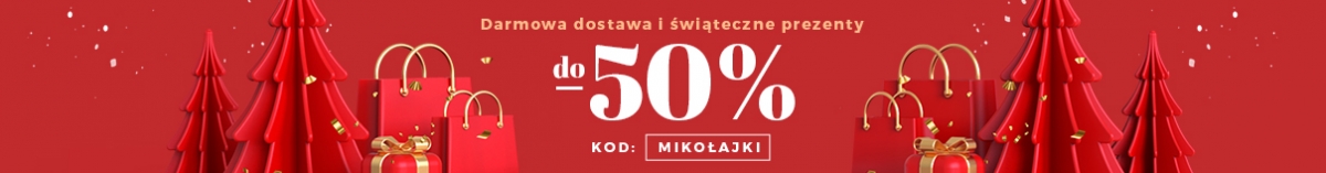 Świąteczne prezenty do -50% Świąteczne prezenty do -50%