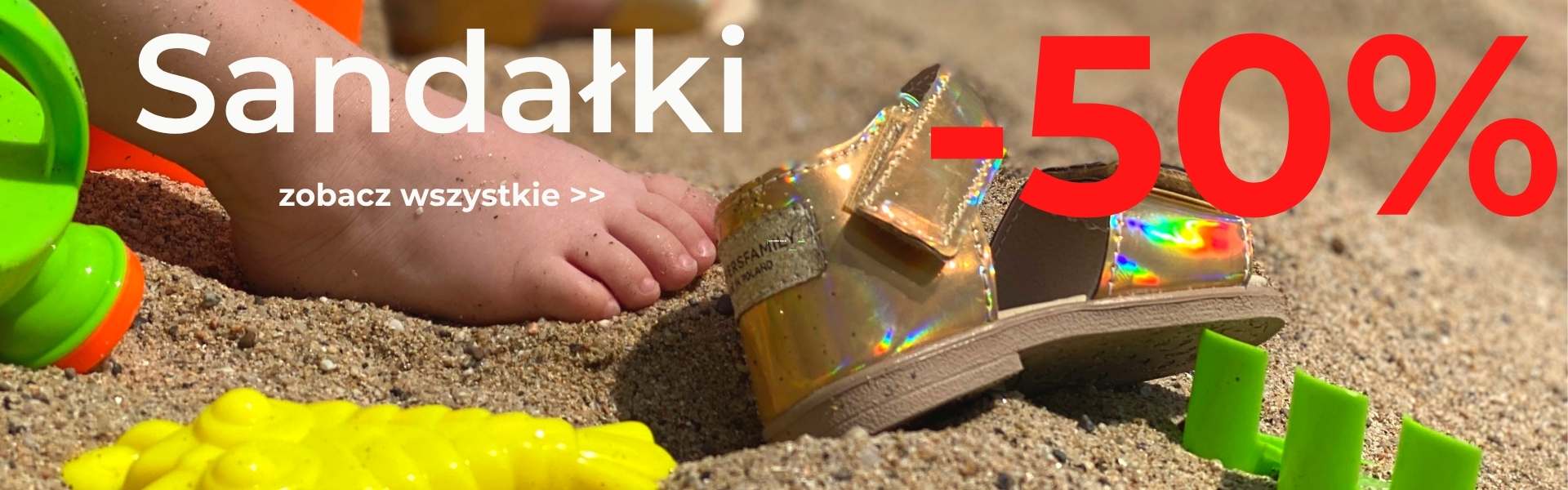 SANDAŁKI PROMOCJA -50%