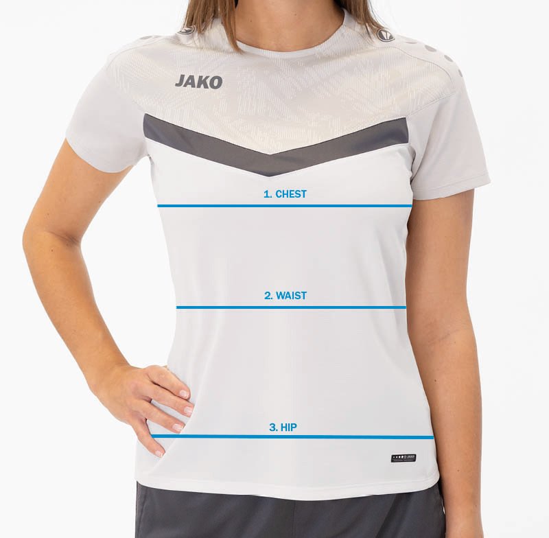 tabela rozmiarów koszulki damskiej