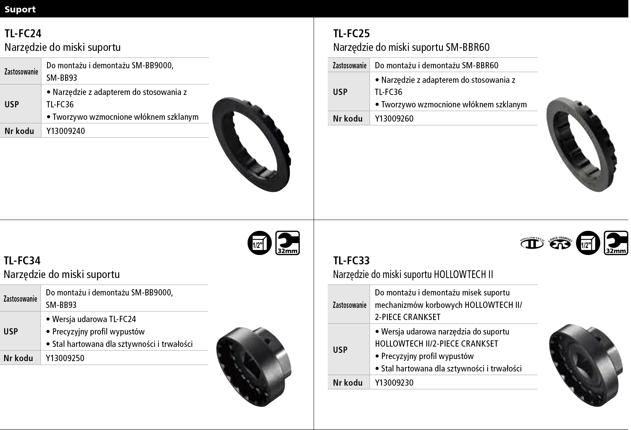 Ferramenta Shimano TL-FC36 - Instalação Adaptador Pedalier - Cabo Longo