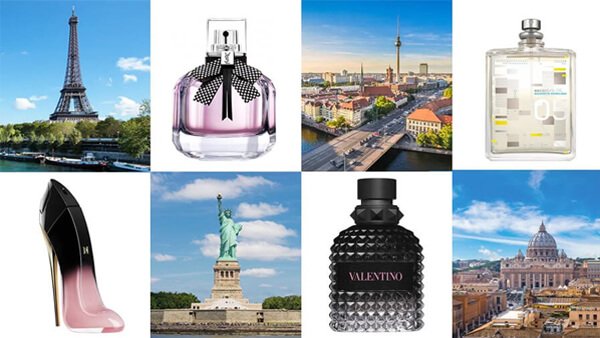Perfumy inspirowane miastami - artykuł