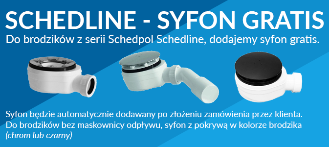 Schedline Schedpol promocja syfon gratis