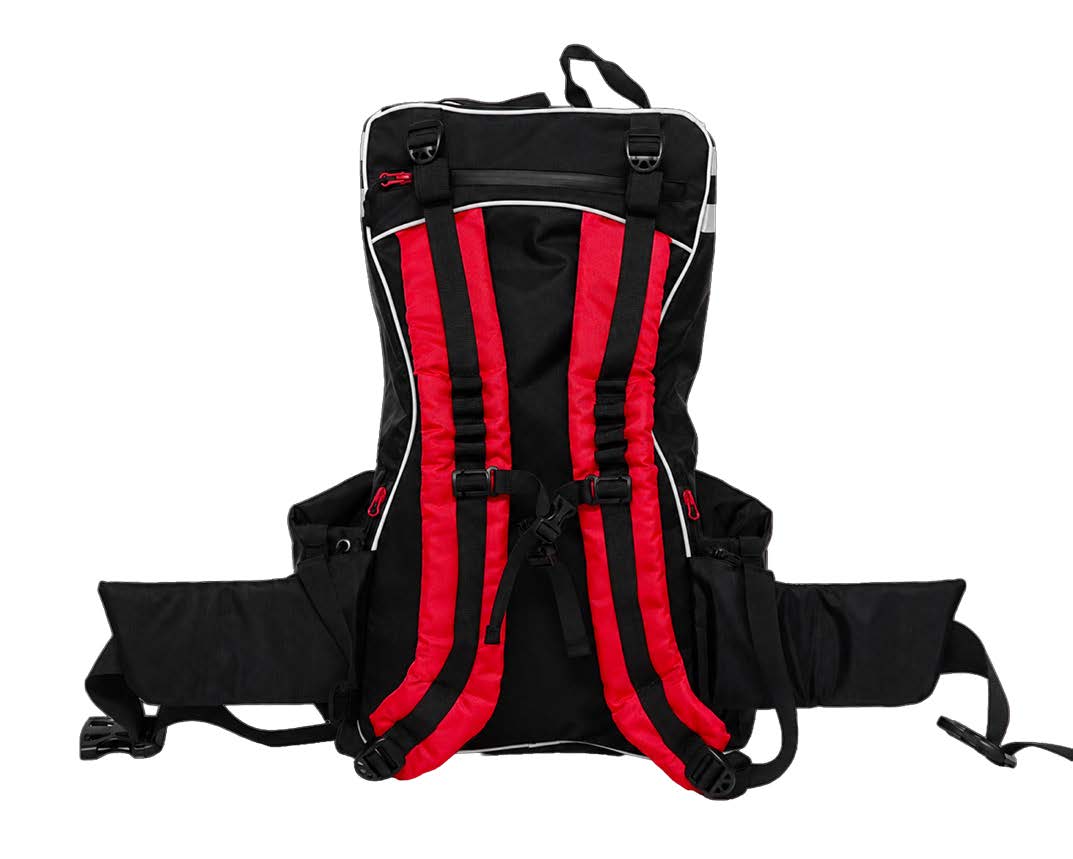 Kieszenie i system MOLLE hydronetki Mapache