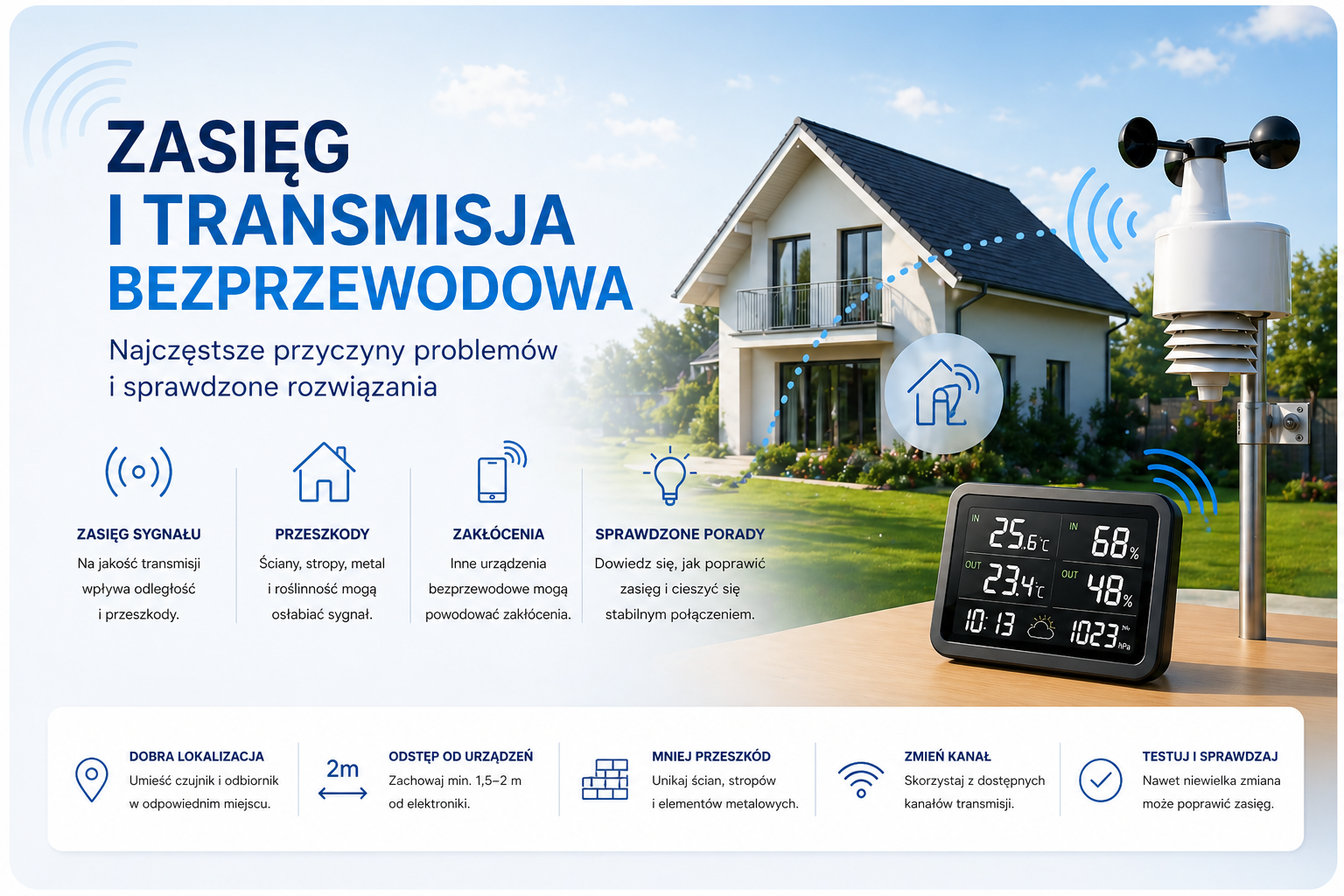 Zasięg i transmisja bezprzewodowa