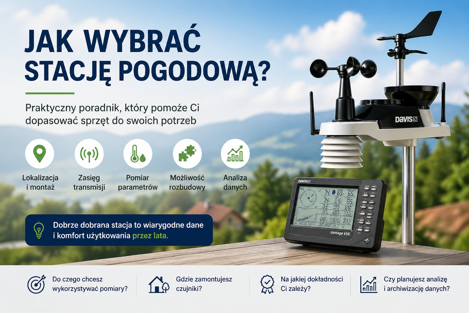 Jak wybrać stację pogodową – poradnik MeteoPlus
