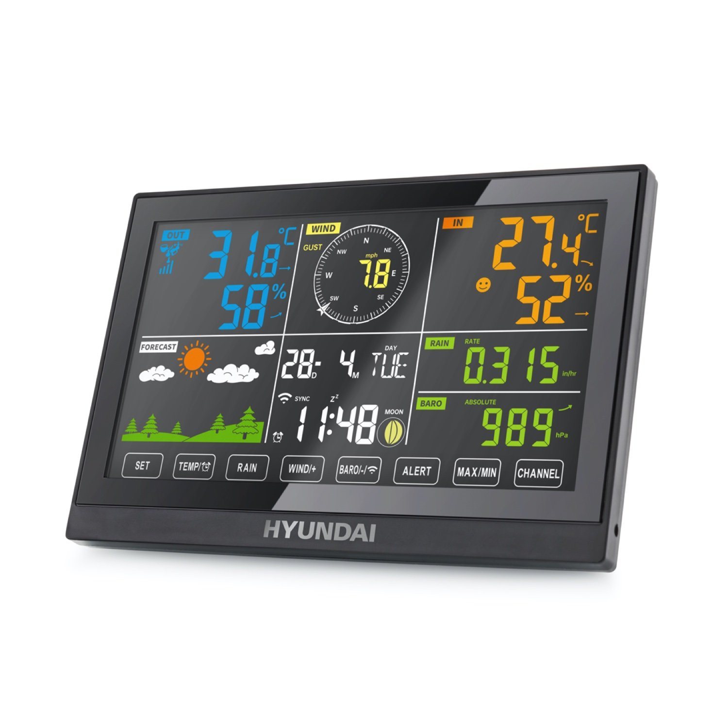 Stacja meteorologiczna Hyundai WSP 5200 WIFI – funkcje i budowa