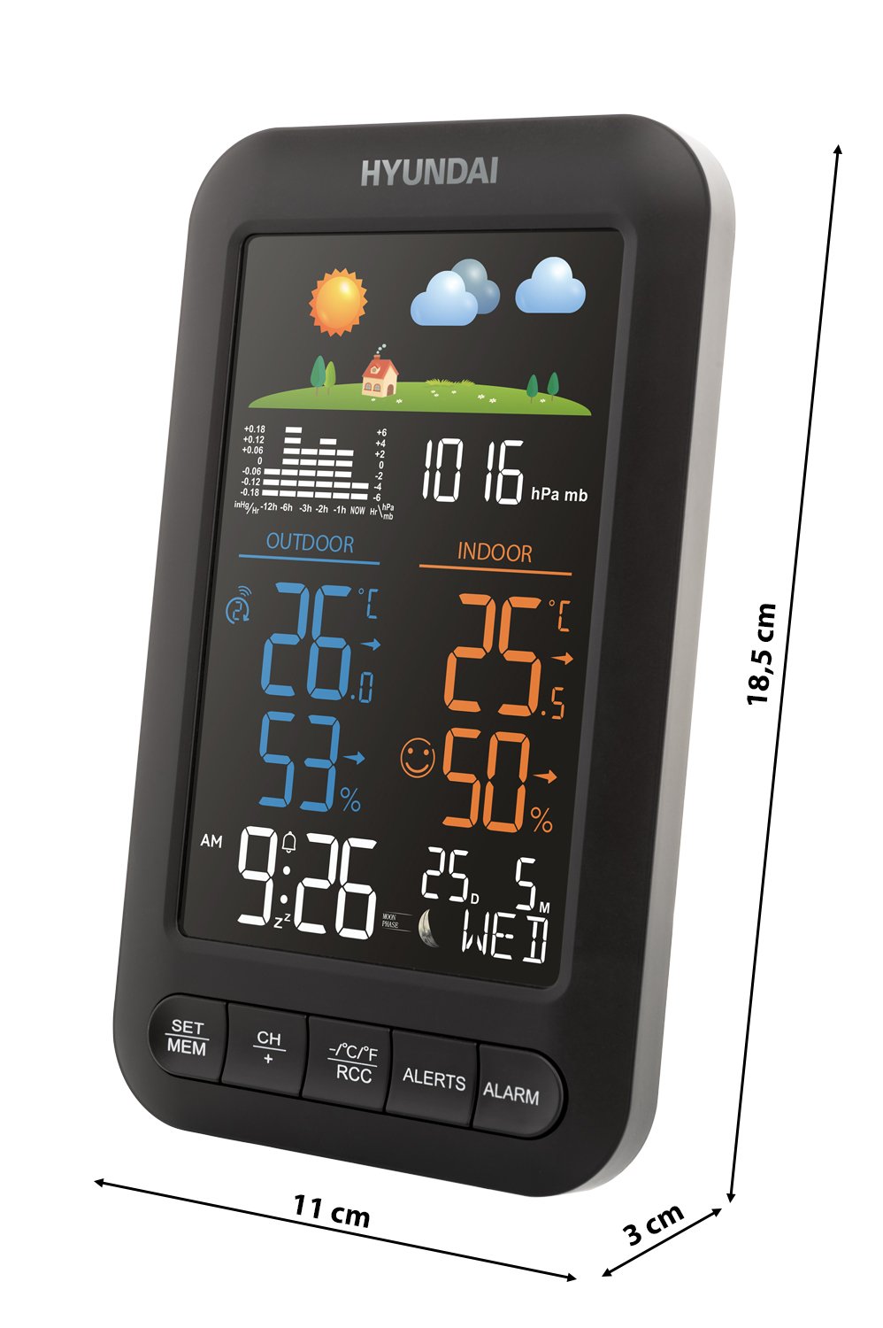Bezprzewodowa stacja meteorologiczna Hyundai WS 5110