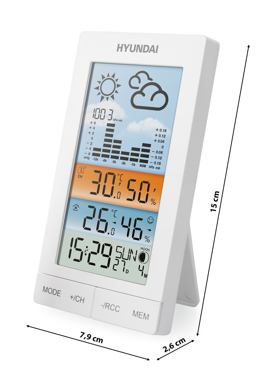 Bezprzewodowa stacja meteorologiczna Hyundai WS 2050