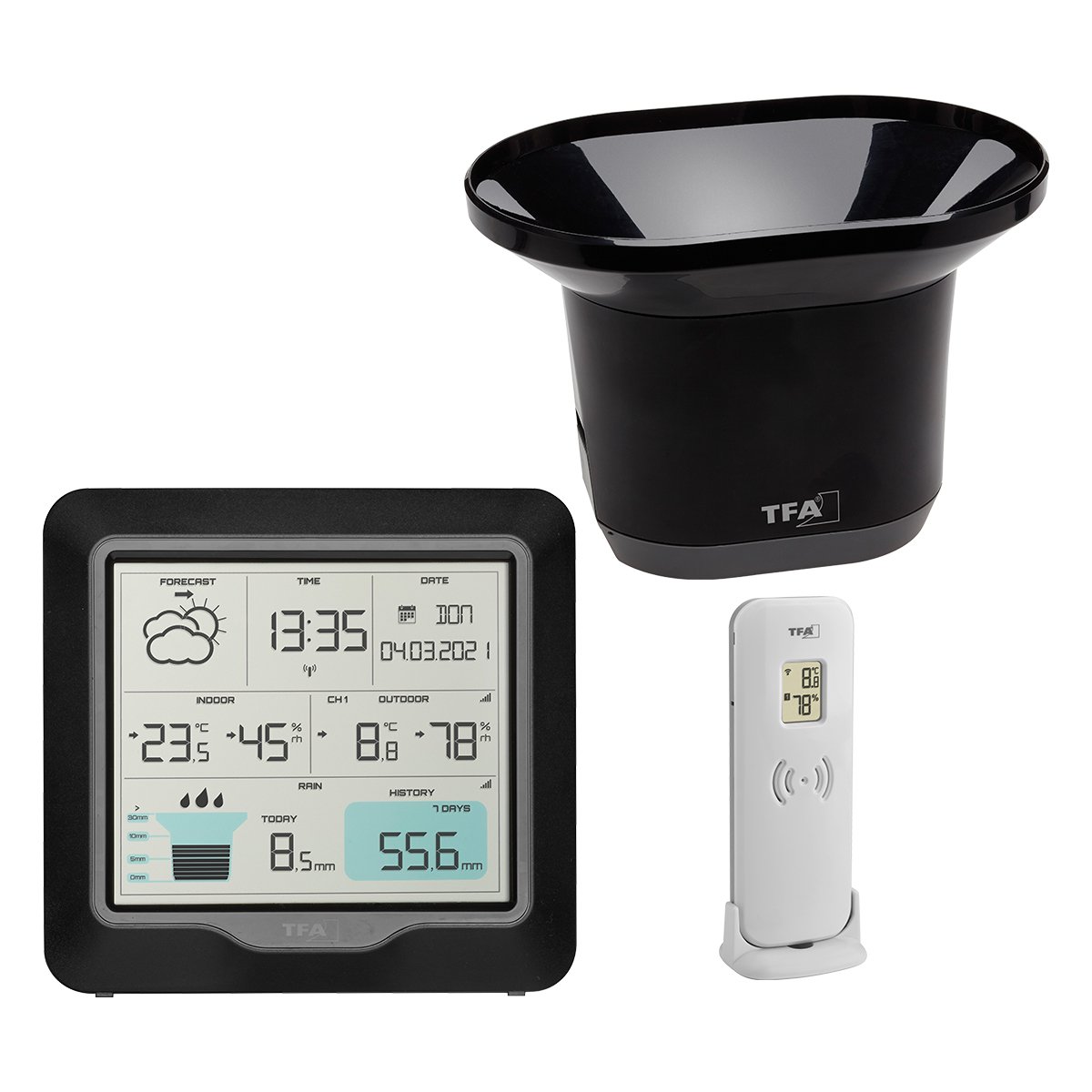Bezprzewodowa stacja opadów TFA 35.1160 RAIN PRO