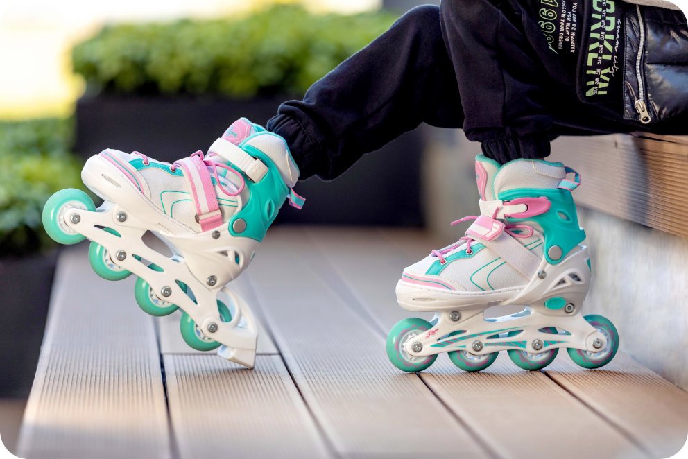 rolki Raven Lia White Mint