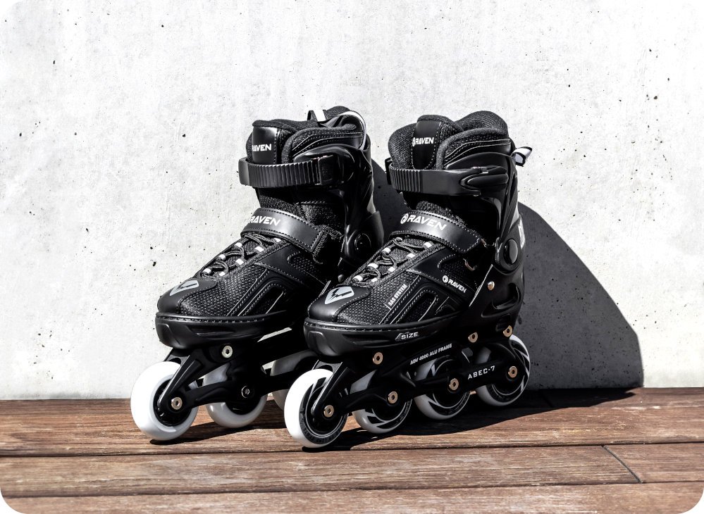 rolki reguloane raven pulse black