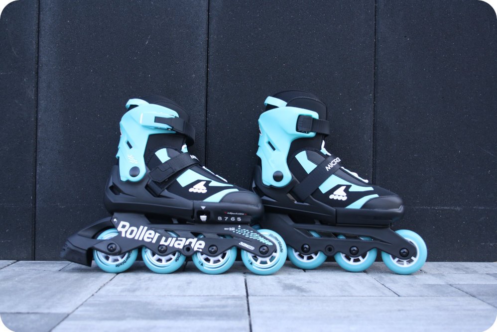 rollerblade microblade black light blue