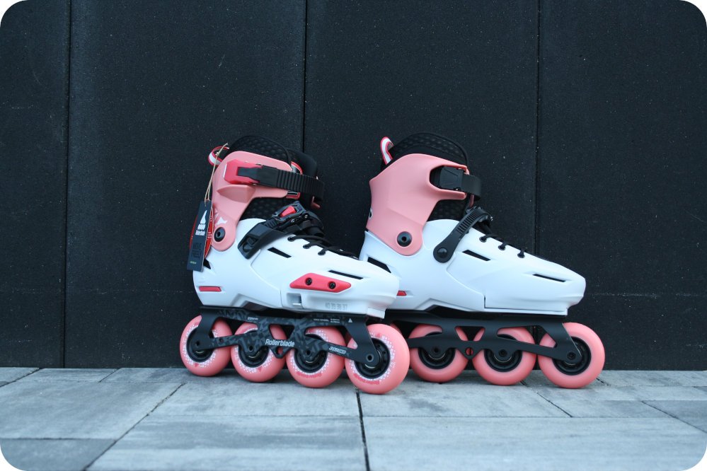 rolki rollerblade apex g platinum coral
