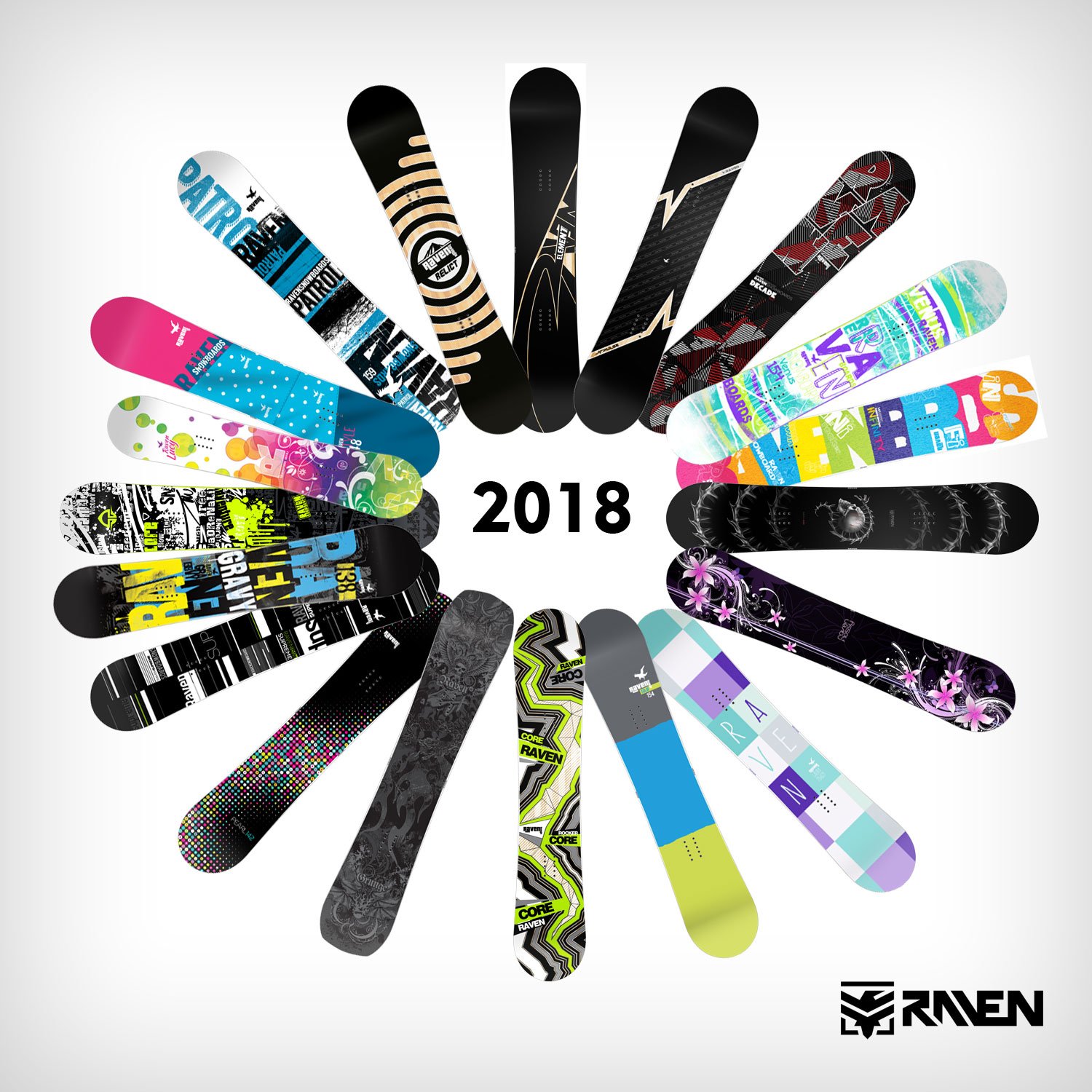 deski snowboardowe Raven 2018