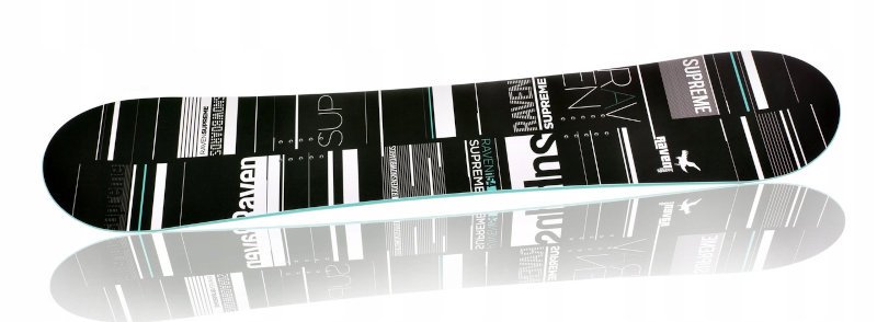 deska snowboardowa raven supreme black mint