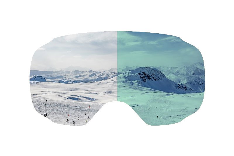 widok przez szybkę pinky