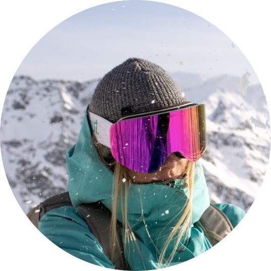 gogle tripout racer z szybką pinky axiom