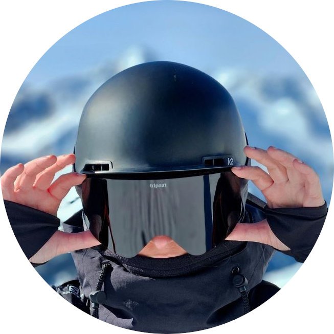 gogle tripout racer z szybką black polarized