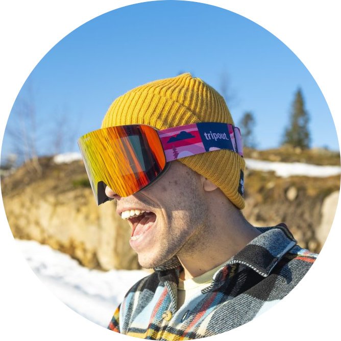 gogle tripout racer z szybą orange fire axiom