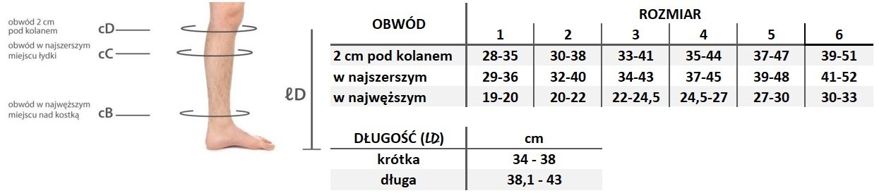 Podkolanówki uciskowe męskie Memory Men Ofa Bamberg