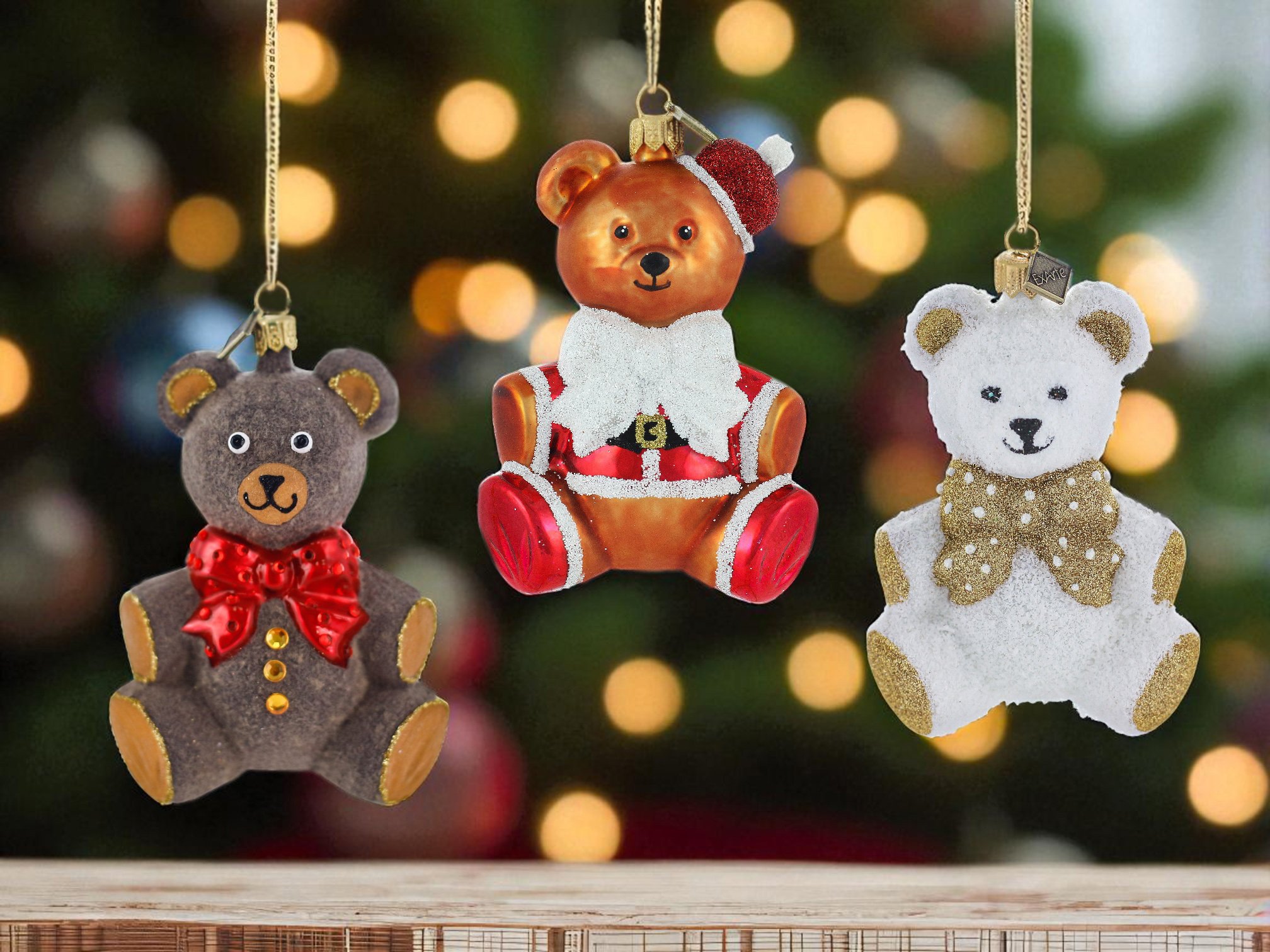 glass teddy bears collection