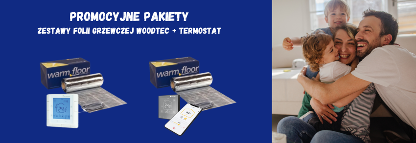 promocyjne pakiety zestawy folii grzewczej + termostat