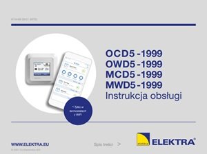 Termostat MWD5 Wi-Fi, instrukcja obsługi