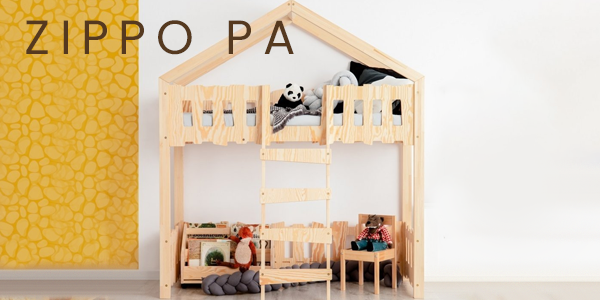 Łóżko dziecięce piętrowe ZIPPO PA