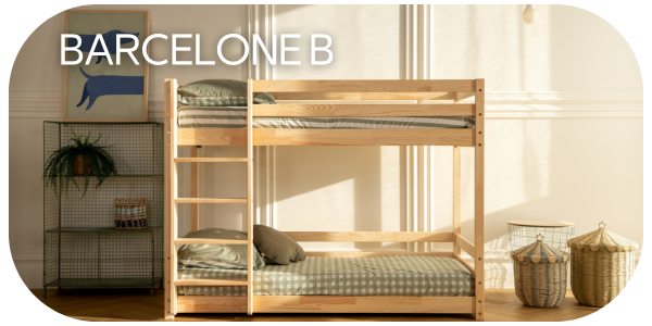 Łóżko piętrowe BARCELONE B