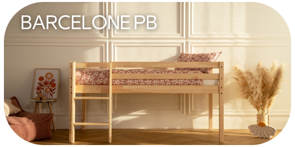 Łóżko piętrowe BARCELONE PB