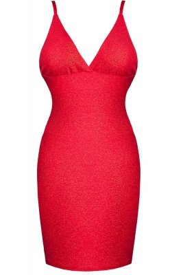 czerwona sukienka sylwestrowa