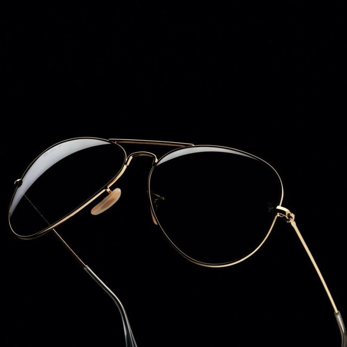 Ray-Ban Aviator – okulary ze złotymi oprawkami