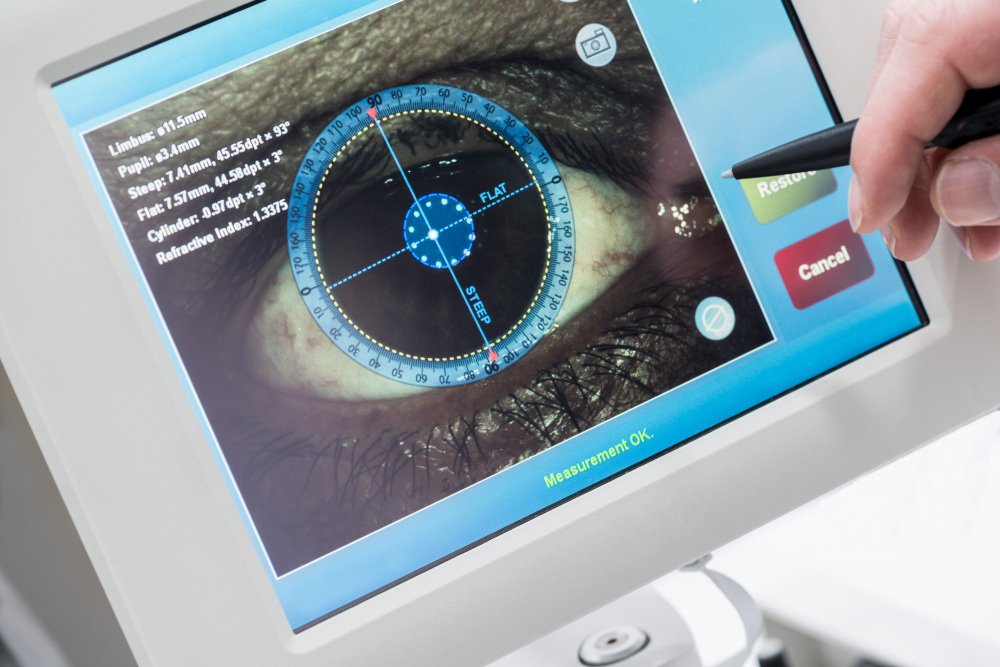 Podwyższone ciśnienie oczne - badanie tonometrem