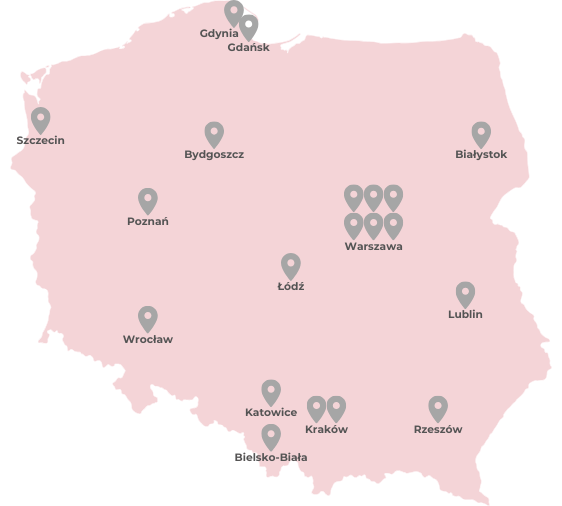 mapa salonów Aurum-Optics