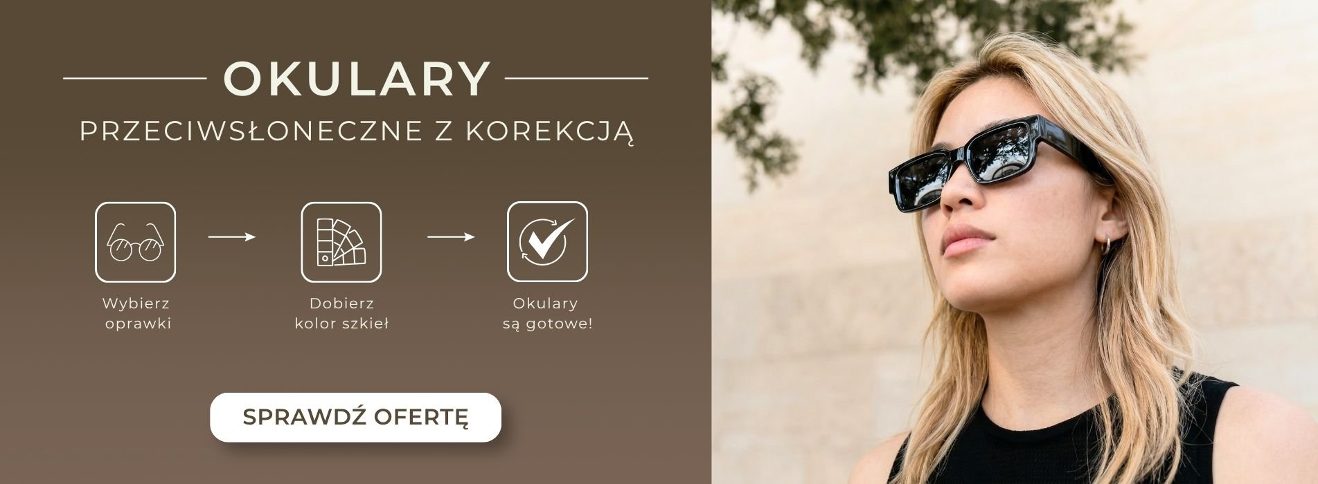 Okulary przeciwsłoneczne z korekcją