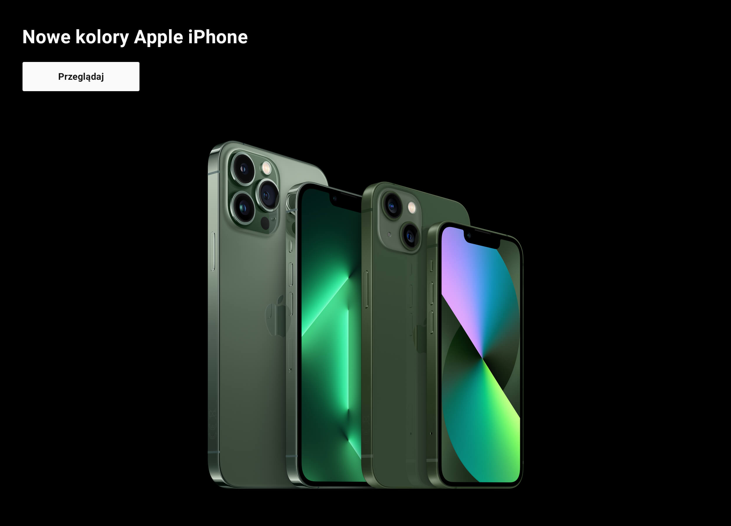 Nowość: iPhone 13 i iPhone 13 Pro w nowych kolorach