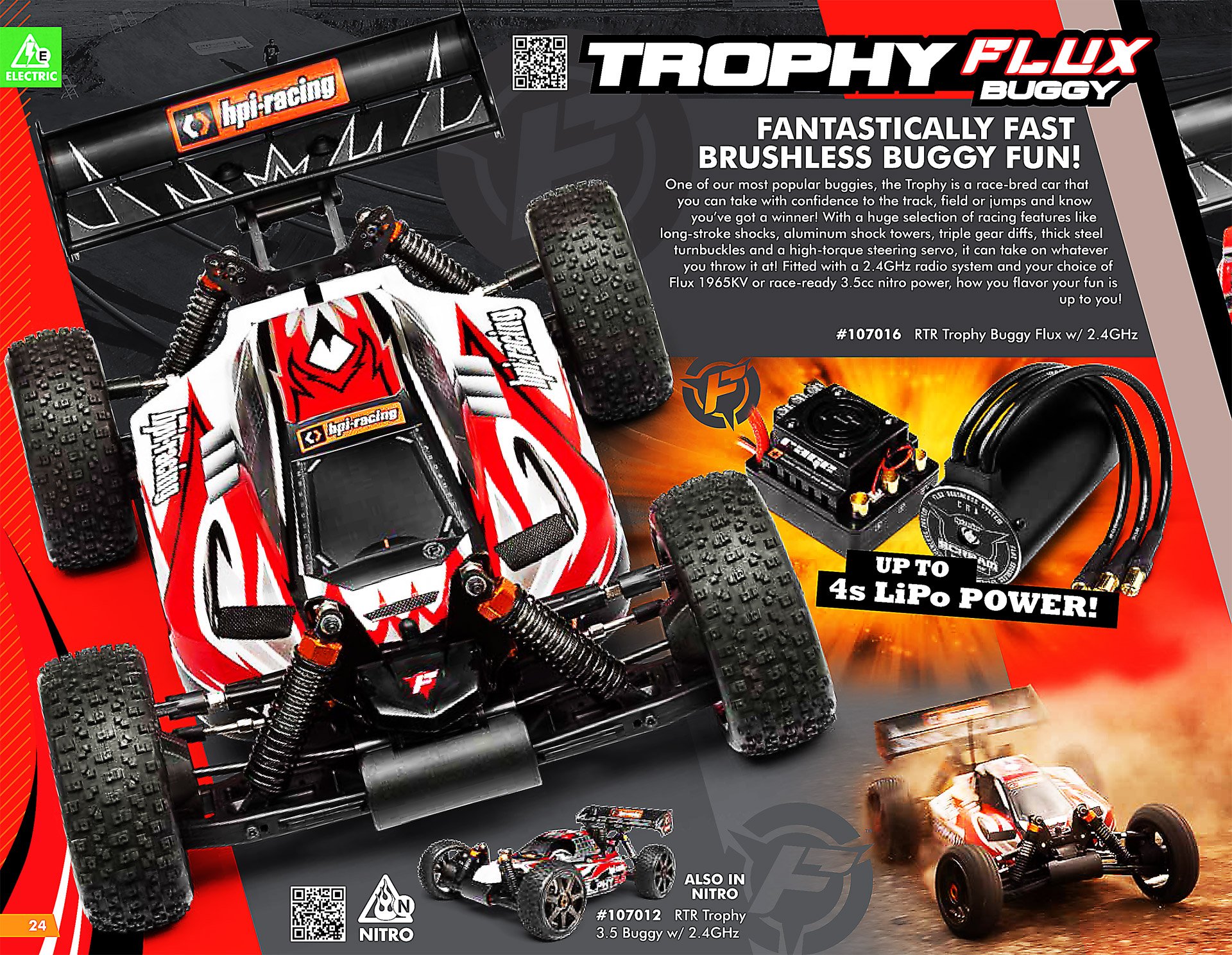 HPI Racing 107016 Trophy Buggy Flux RTR 2.4GHz