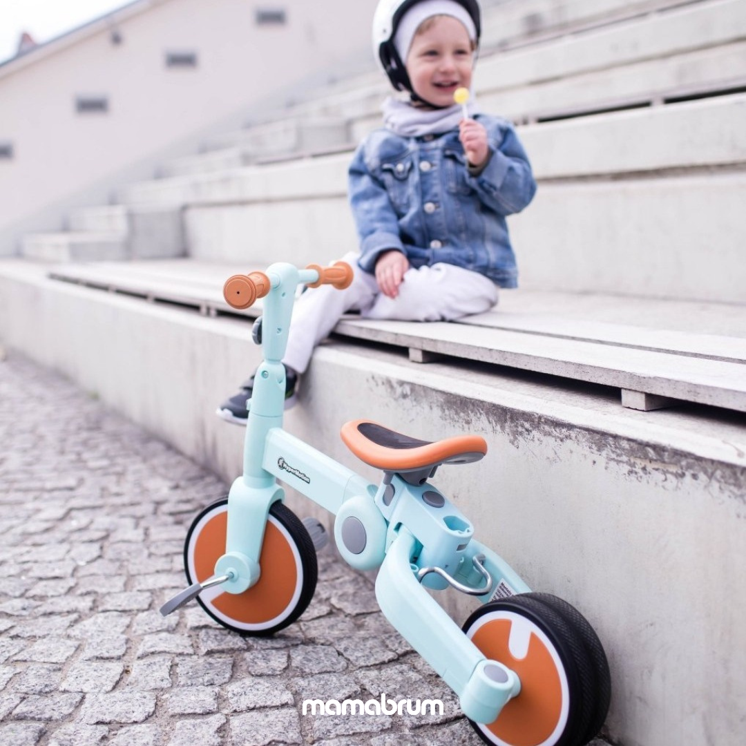 Dzięcięcy rowerek trójkołowy, biegowy, jeździk - pchacz