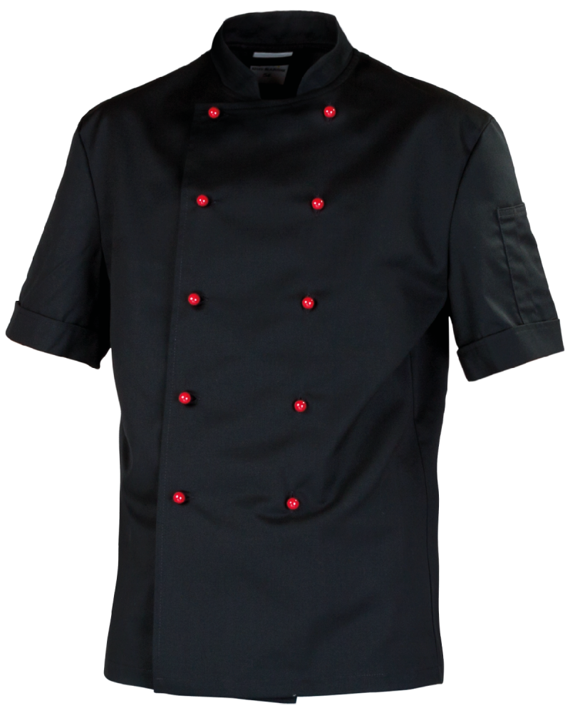 Bluza kucharska z kieszenią czarna