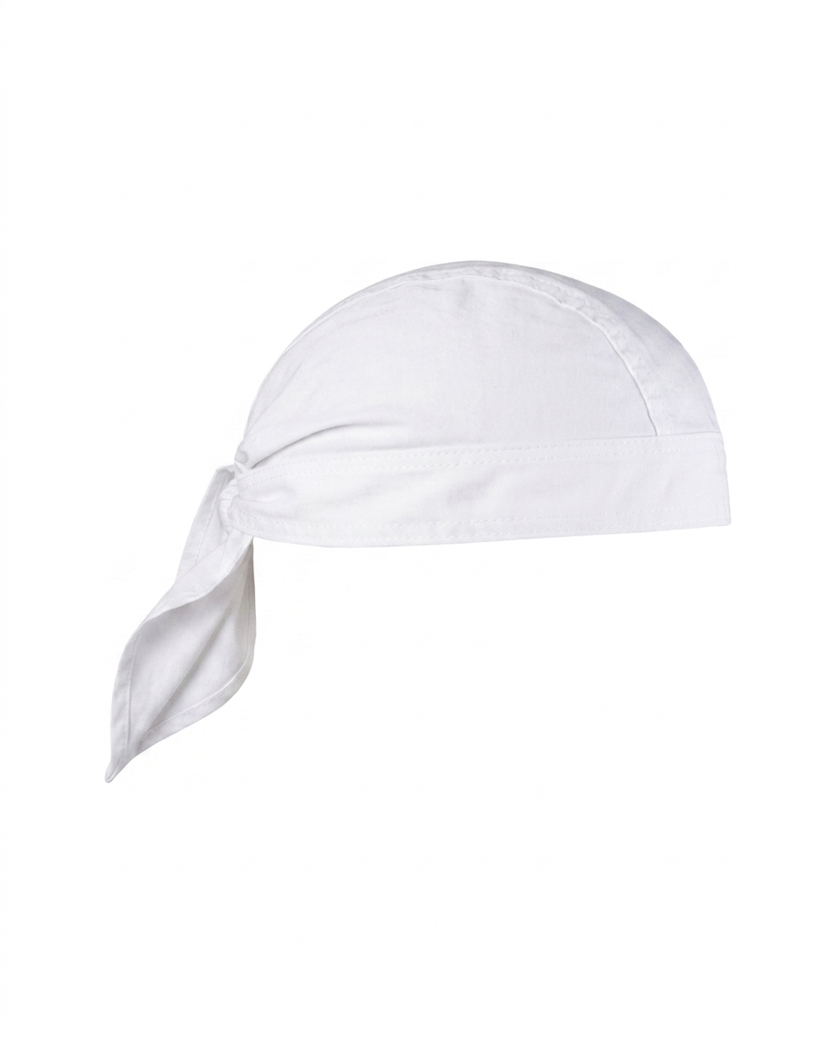 Chusta, bandana biała gastronomiczna