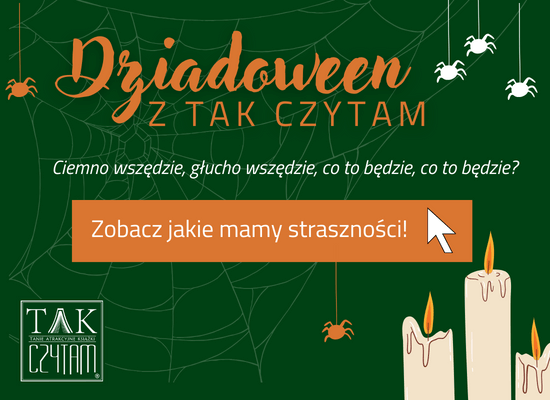 Strrrrraszne książki na halloween w Tak Czytam! - Zobacz!