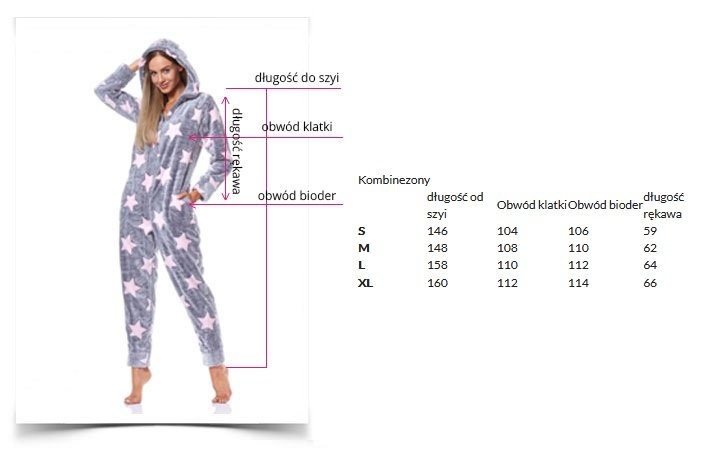 L&L tabela rozmiarów
