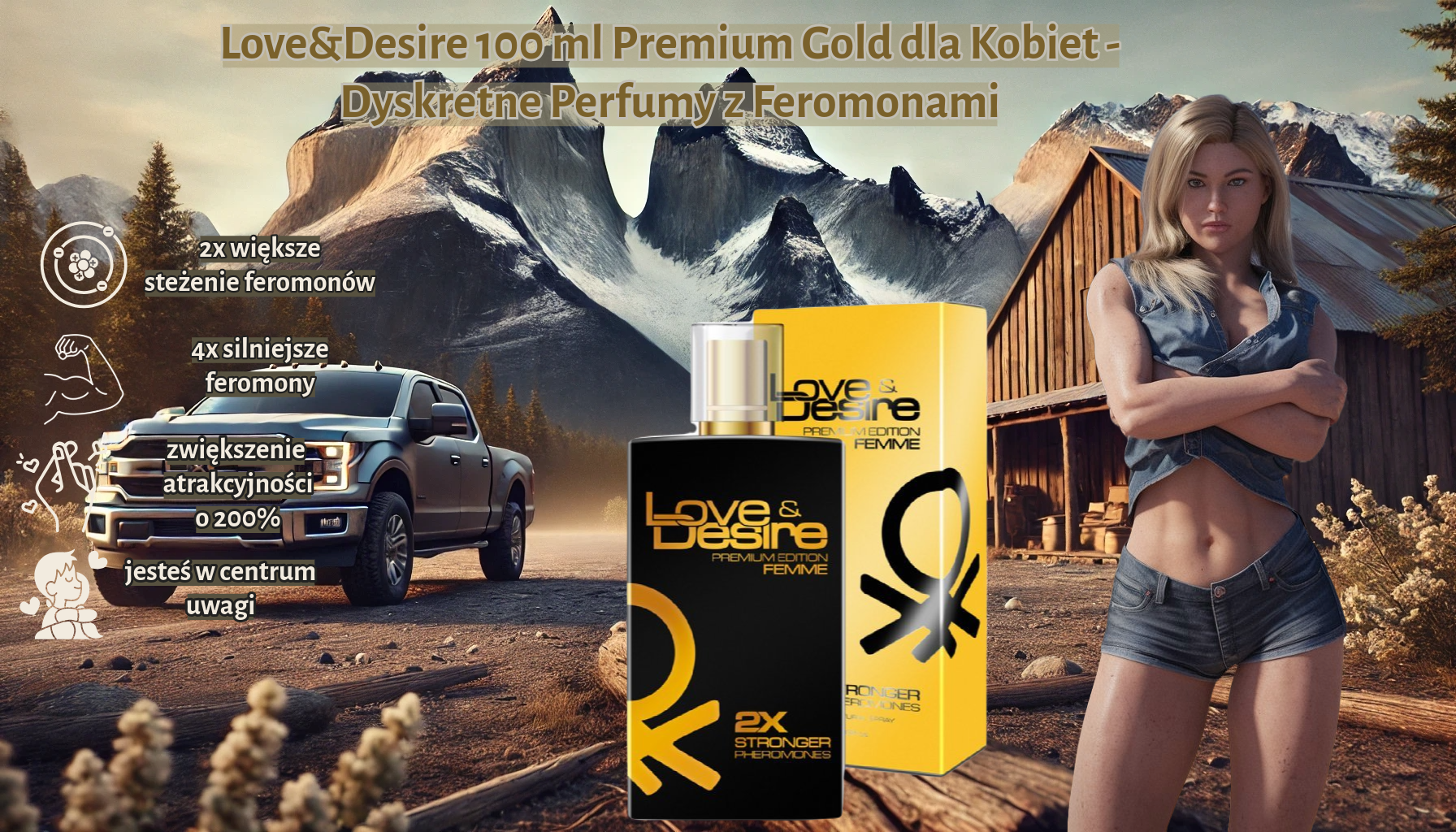 Love Desire Premium Gold dla Kobiet