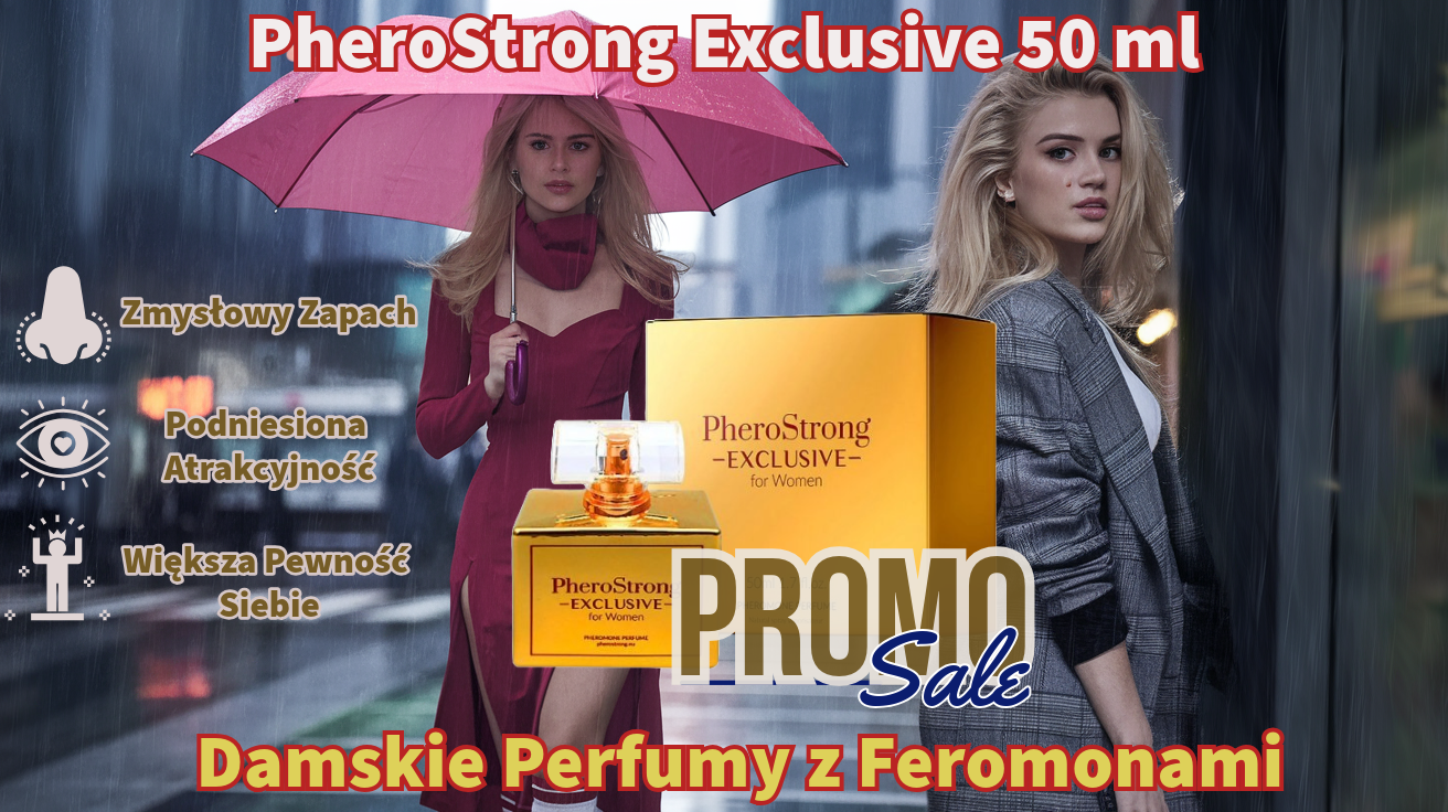 Perfumy z feromonami Pherostrong Exclusive 50 ml zwiększona atrakcyjność dla kobiet